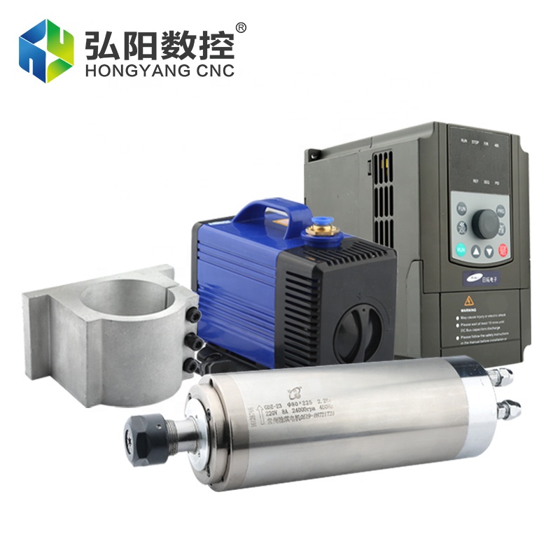 2.2Kw Water Cooled Spindle Kit Vfd - محرك مغزل مبرد بالماء بقدرة 2.2