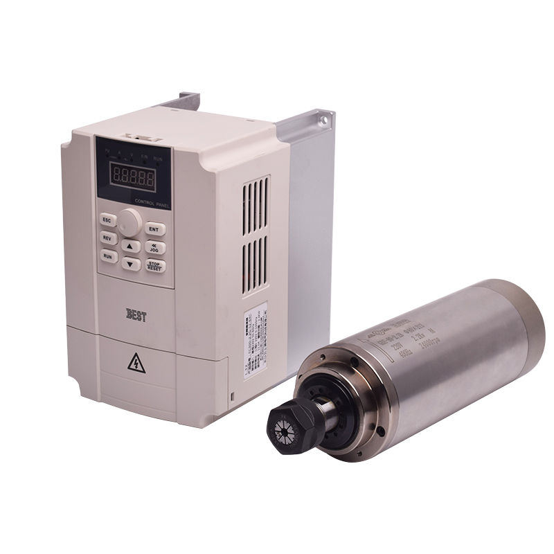سعر رخيص، مغزل GDZ عالي السرعة - مراجعة 2.2Kw Water Cooled Spindle Kit Vfd وسعره