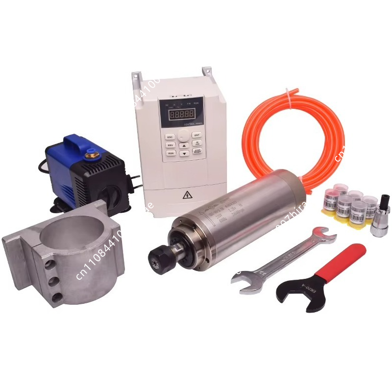 مجموعة محرك مغزلي GDZ80 بقوة 2 - مراجعة 2.2Kw Water Cooled Spindle Kit Vfd وسعره