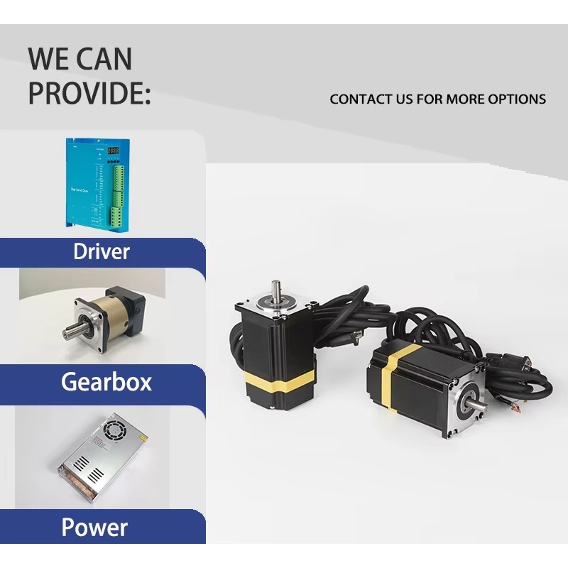 مجموعة محرك ستيبر Nema 23 24 3 - مراجعة Nema 23 Closed Loop Stepper Motor Driver Kit وسعره