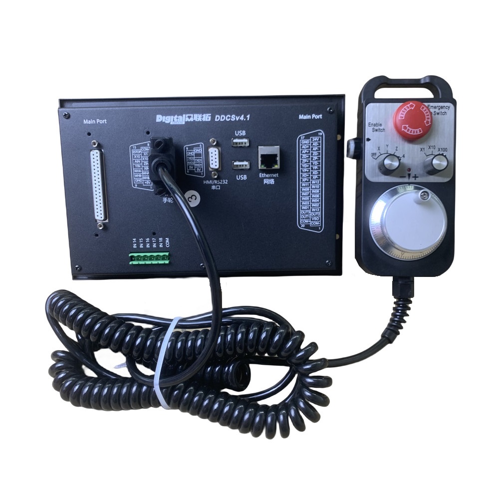 مجموعة وحدة تحكم الحركة CNC DD - مراجعة Ddcs V4.1 4 Axis Cnc Offline Controller وسعره